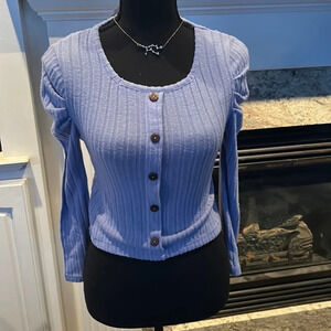 Periwinkle Speechless Kids Blouse